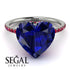 Heart Shape Sapphire Ring - Noelle No. 60